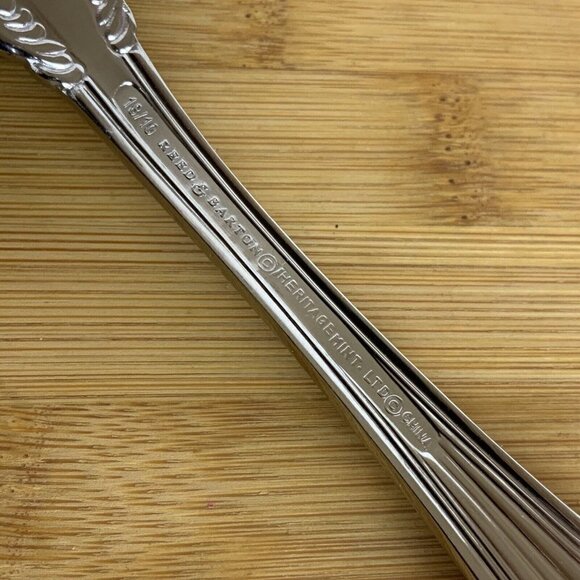 Reed and Barton Duchess Of Marlborough Solid Shell Casserole Spoon Stainless - Picture 5 of 5